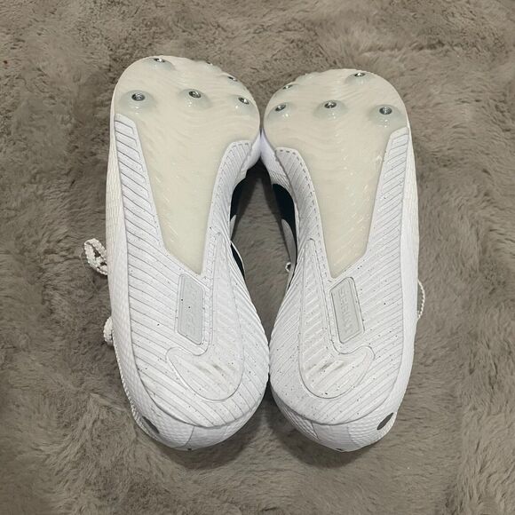 Nike Rival‎ Sprint Track Spikes, Size 11.5 (EU 45.5), White/Black (DC8753-100) main image 4